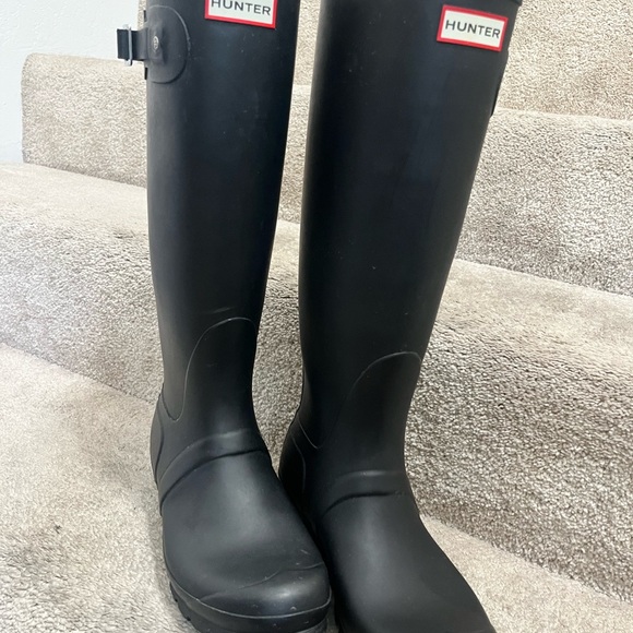 Tall black Hunter boots - Picture 6 of 8